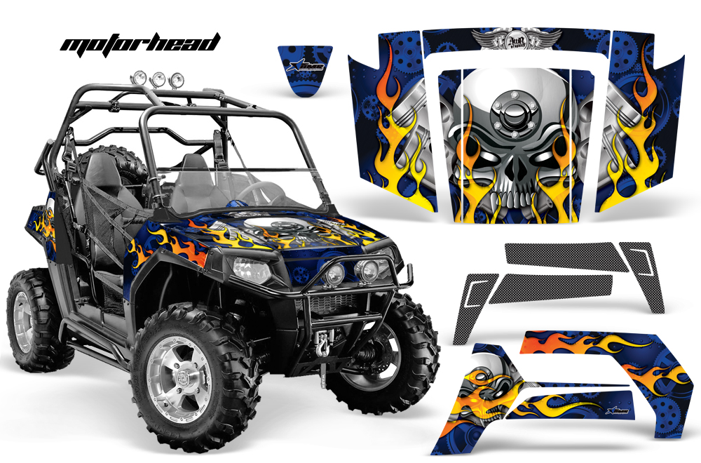 Polaris RZR 800 BLUE Motorhead